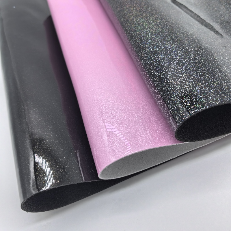 PU Microfiber mirror fabric