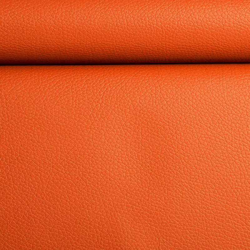 Classic litchi pattern Microfiber Leather 