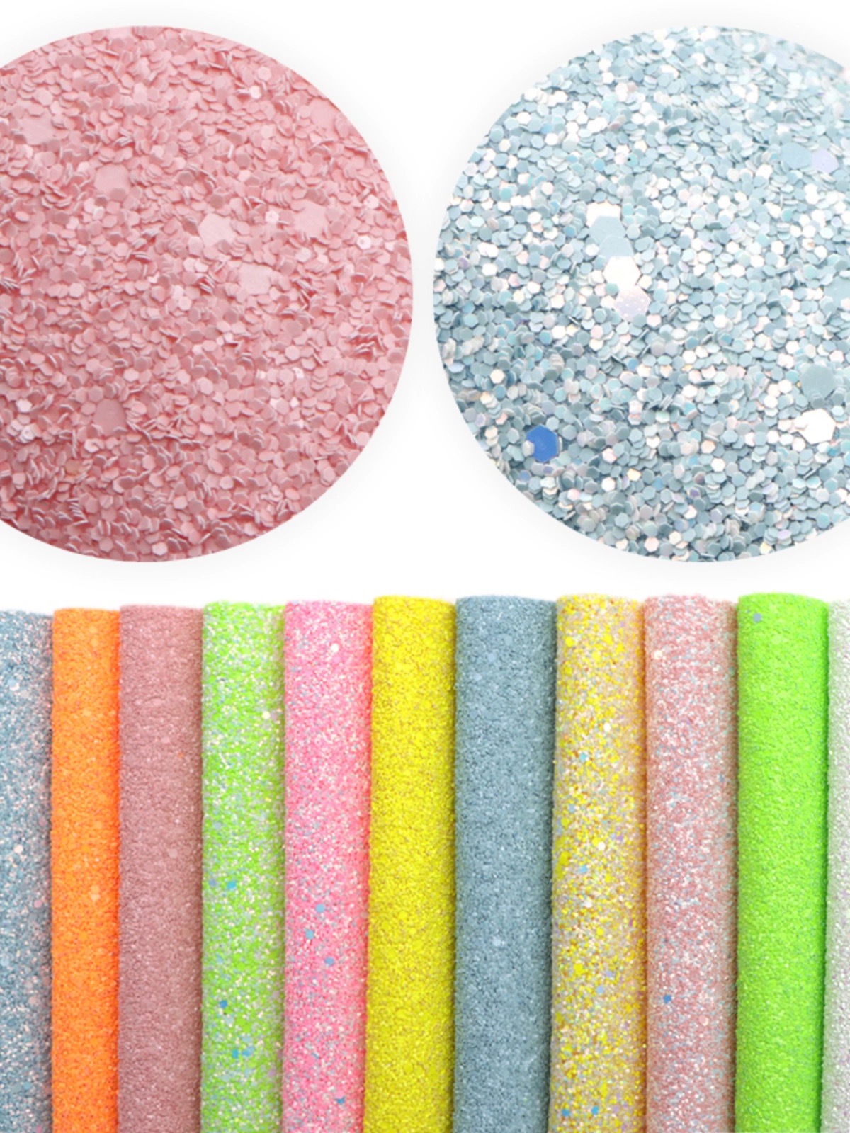 Artificial Glitter Leather