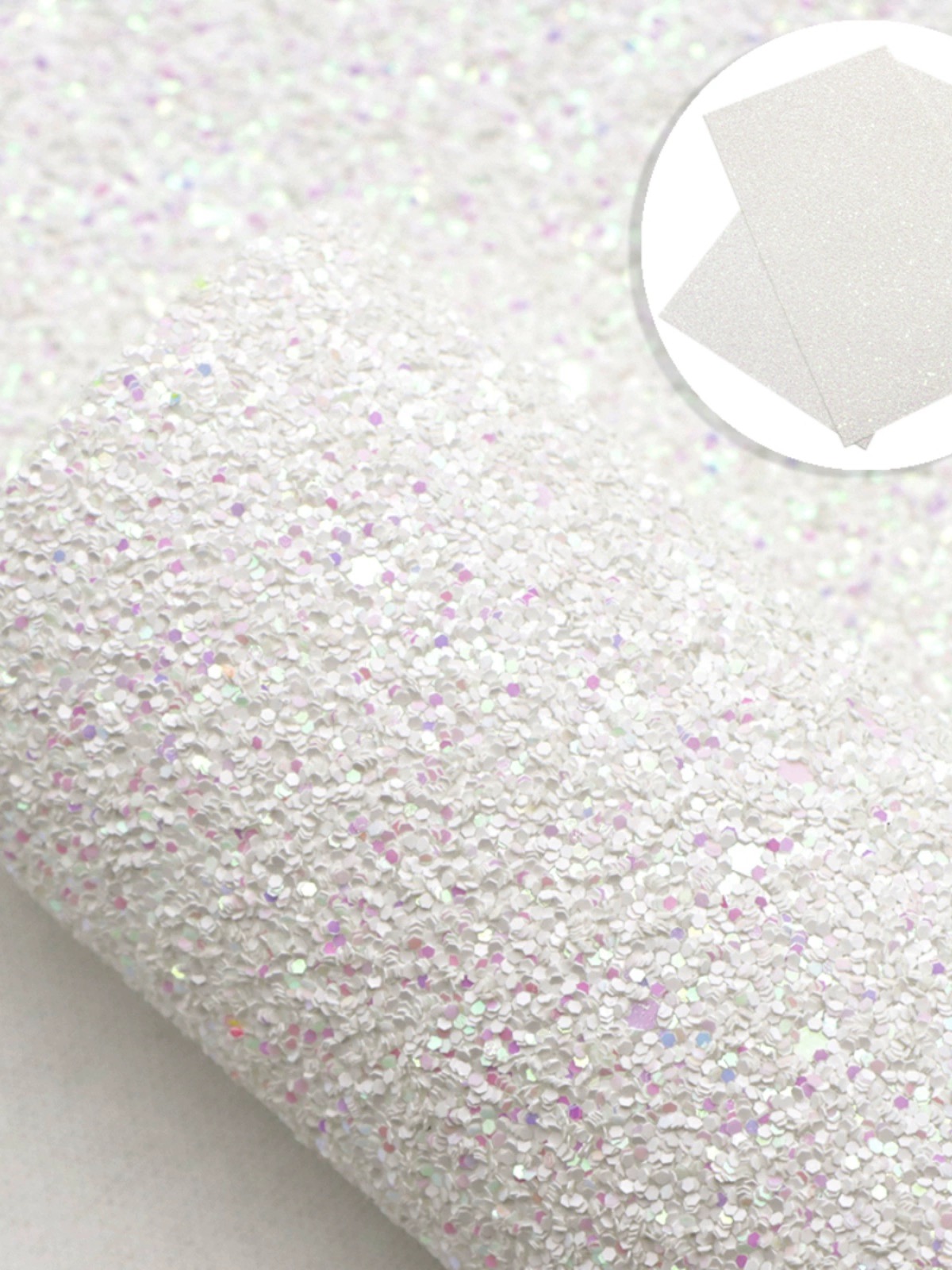 Glitter Synthetic Leather Sheets