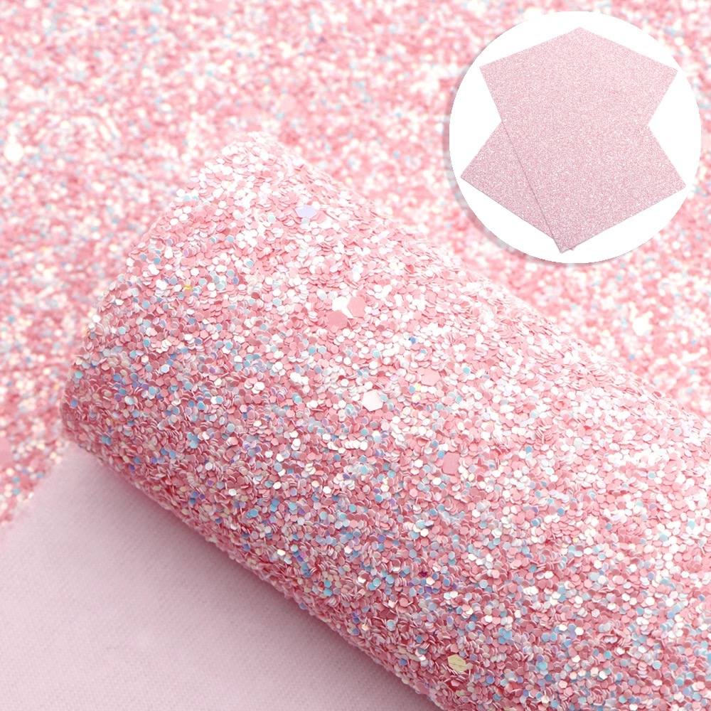 Glitter Synthetic Leather Sheets