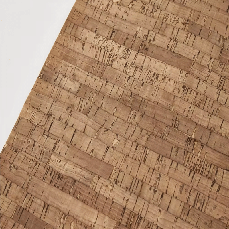 Wooden Natural Cork Fabric 