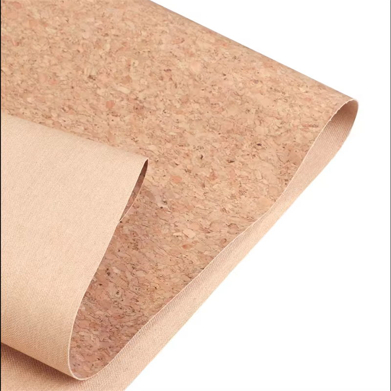 floral textured cork fabric