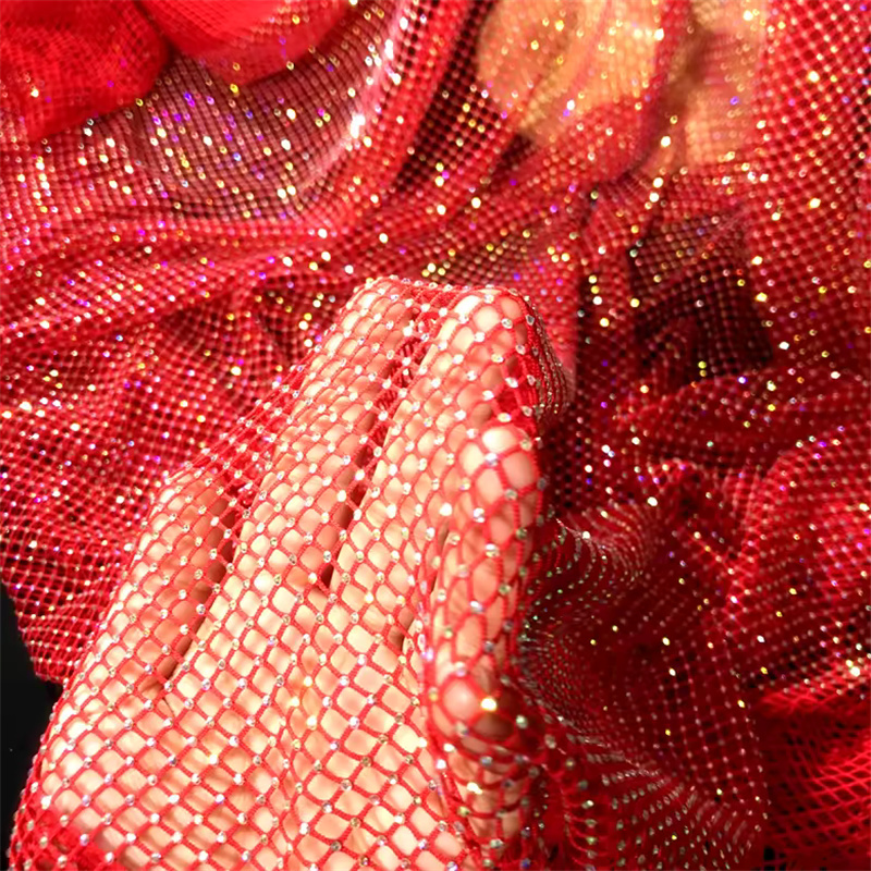  Diamond luxury Crystal Diamond Rhinestone Fabric Sexy