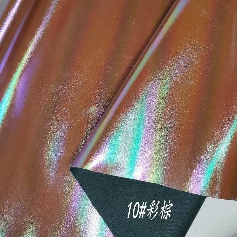 Laser Metallic PU Leather