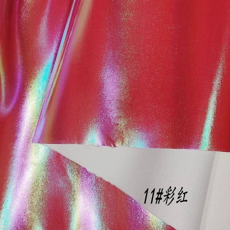  Iridescent PU Synthetic Leather